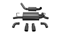 Corsa 18+ Jeep Wrangler JL 2.5in Dual Rear Exit Black Tips Touring Axle-Back Exhaust - Mammoth Racing -