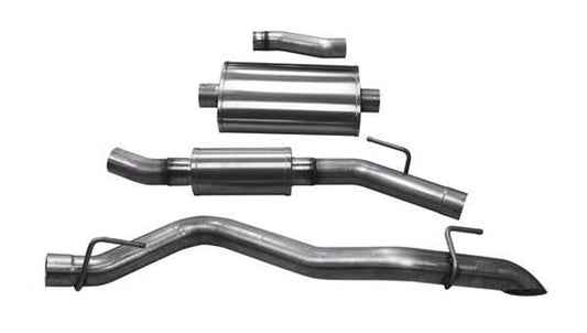 Corsa 2020 Jeep Gladiator JT 3.0in Cat-Back Touring Single Side Exit w/ Turn Down Tip - Mammoth Racing -