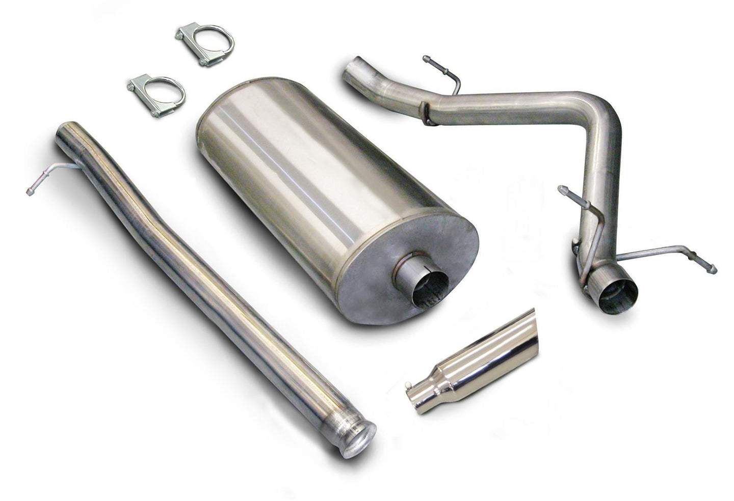 Corsa/dB 07-08 Chevrolet Silverado Crew Cab/Short Bed 1500 5.3L V8 Polished Sport Cat-Back Exhaust - Mammoth Racing -