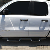 Westin 2019 Ram 1500 Quad Cab Drop Nerf Step Bars - Textured Black - Mammoth Racing -