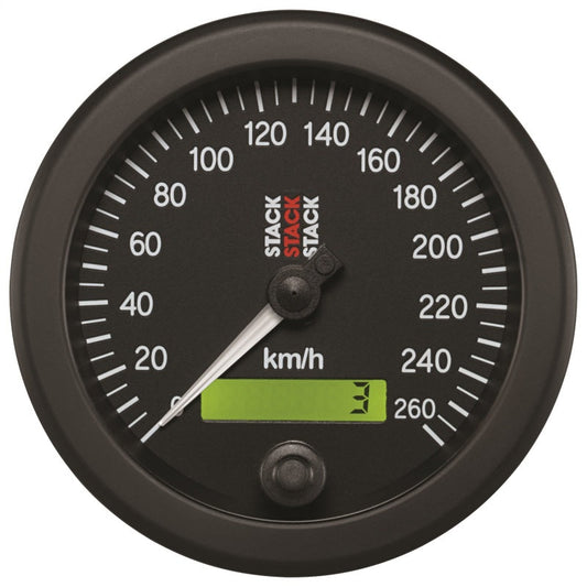 Autometer Stack 88mm 0-260 Km/h Electronic Speedometer - Black - My Store