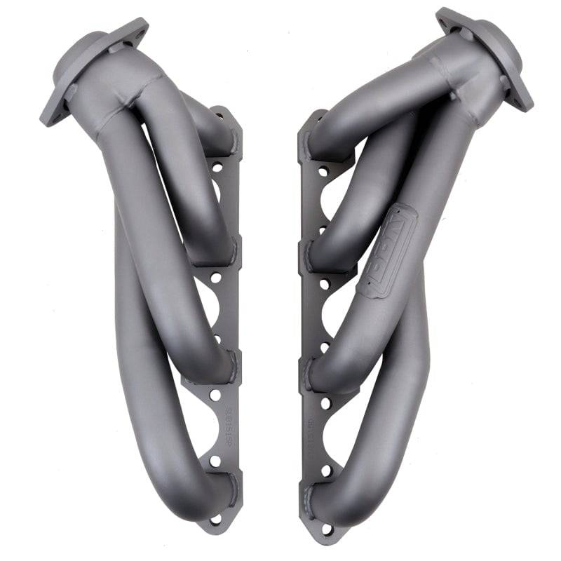 BBK 79-93 Mustang 5.0 Shorty Unequal Length Exhaust Headers - 1-5/8 Titanium Ceramic - Mammoth Racing -