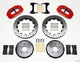 Wilwood Narrow Superlite 6R Front Hat Kit 13.06in Drill Red Nissan 370Z/Fiti G37 - Mammoth Racing -