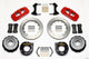 Wilwood Aero4 Rear P-Brake Kit 14.00in Red Chevy C-10 2.42 Offset 5-lug - Mammoth Racing -