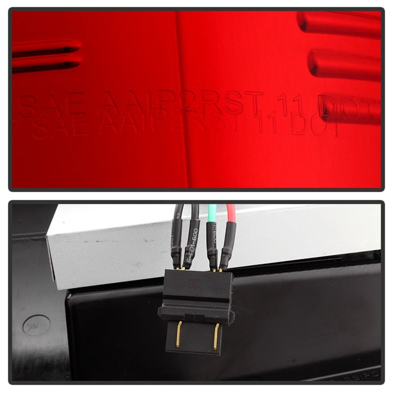 Spyder Ford F150 Styleside 97-03/F250 Version 2 LED Tail Lights Red Clear ALT-YD-FF15097-LED-G2-RC - Mammoth Racing -