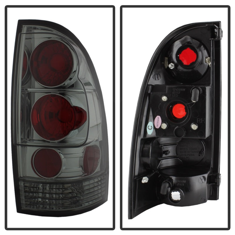 Spyder Toyota Tacoma 05-15 Euro Style Tail Lights Smoke ALT-YD-TT05-SM - Mammoth Racing -