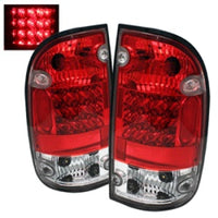 Spyder Toyota Tacoma 01-04 LED Tail Lights Red Clear ALT-YD-TT01-LED-RC - Mammoth Racing -