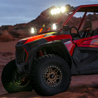 KC HiLiTES Flex ERA 4 Single Light - 80W Spot Beam - Mammoth Racing -