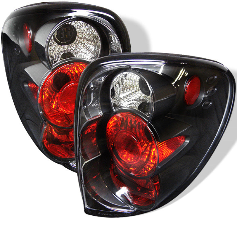 Spyder Dodge Caravan/Grand Caravan 01-07 Euro Style Tail Lights Black ALT-YD-DC01-BK - Mammoth Racing -