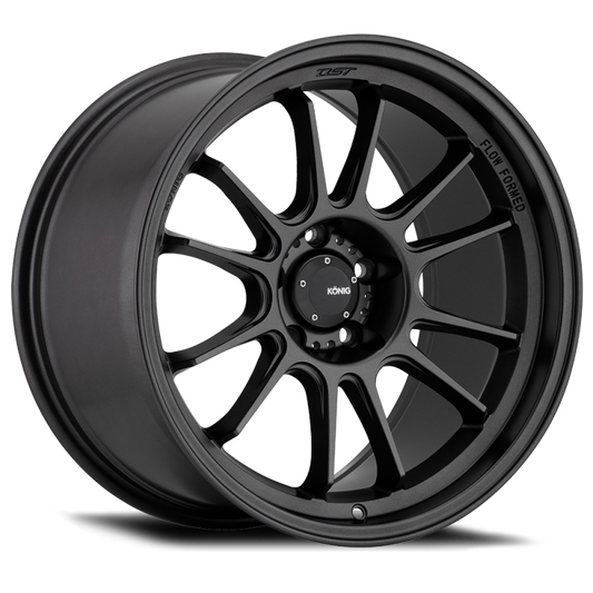 Konig Hypergram 17x8 5x100 Et40 Matte Black - Mammoth Racing -