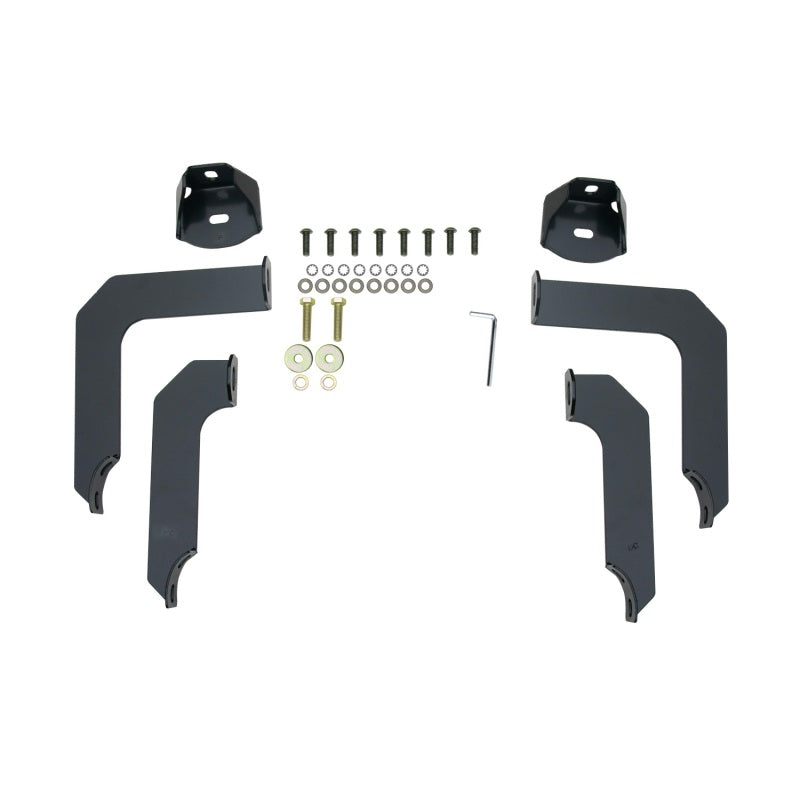 Westin 2014-2018 Chevy Silv 1500 Dbl Cab (6.5 ft Bed) Platinum 4 Oval WTW Nerf Step Bars - Black - Mammoth Racing -