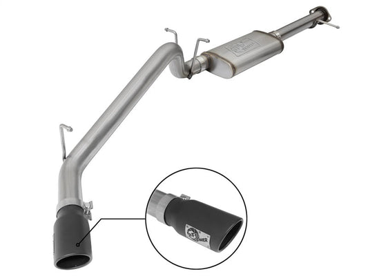 aFe MACH Force-Xp 3.0in 304 SS Cat-Back Exhaust w/ Black Tip 17-18 GM Colorado/Canyon - Mammoth Racing -