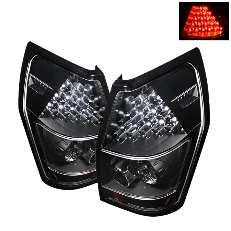 Spyder Dodge Magnum 05-08 LED Tail Lights Black ALT-YD-DMAG05-LED-BK - Mammoth Racing -