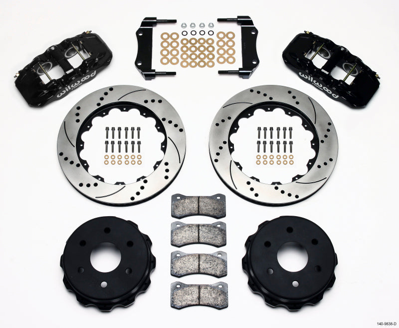 Wilwood Aero4 RearTruck Kit 14.25in Drilled 1999-2010 GM 1500-suv 2 Piston OE Caliper - My Store