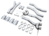 AWE Track Edition Catback Exhaust for BMW G8X M3/M4 - Chrome Silver Tips - My Store