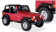 Bushwacker 97-06 Jeep TJ Max Pocket Style Flares 4pc - Black - Mammoth Racing -