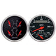 Autometer Designer 3-3/8in In-Dash Kit Box-Tach Speedo Combo & Elec Oil Press, H2O Temp, Volt, Fuel - My Store
