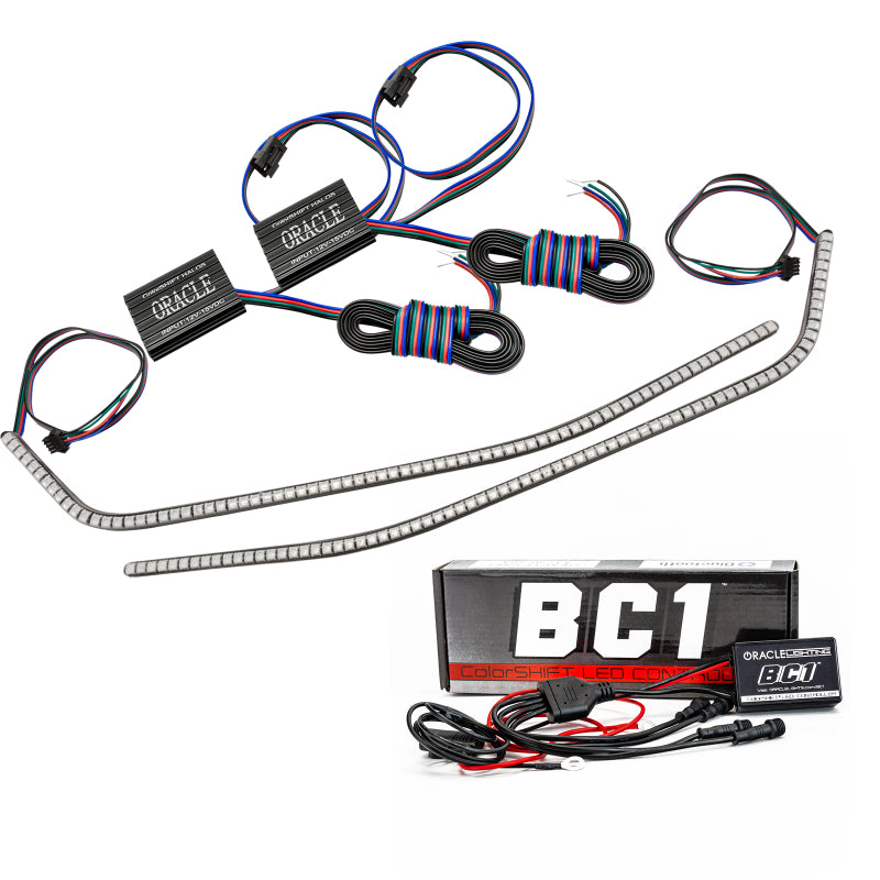 Oracle 16-21 Chevy Camaro Surface Mount DRL Modules - ColorSHIFT w/ BC1 Controller - Mammoth Racing -