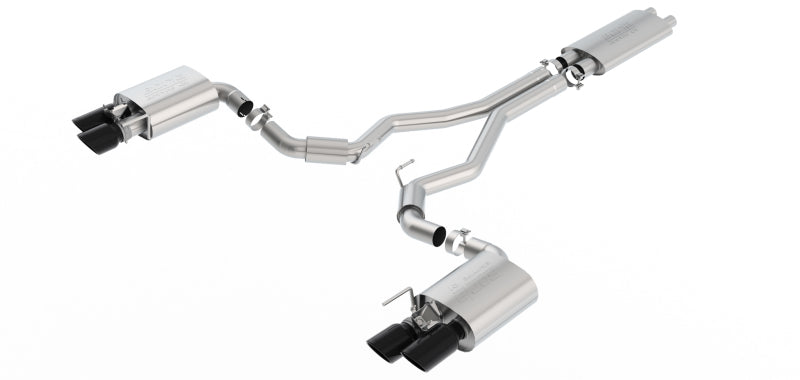 Borla 18-20 Ford Mustang GT 5.0L AT/MT ECE Approved Cat-Back Exhaust w/ Active Valve - Mammoth Racing -