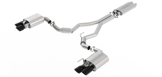 Borla 18-20 Ford Mustang GT 5.0L AT/MT ECE Approved Cat-Back Exhaust w/ Active Valve - Mammoth Racing -