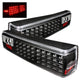 Xtune Ford MUStang 87-93 LED Tail Lights Black ALT-ON-FM87-LED-BK - Mammoth Racing -