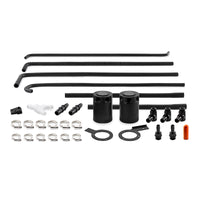 Mishimoto 08-14 Subaru WRX Baffled Oil Catch Can Kit - Black - Mammoth Racing -