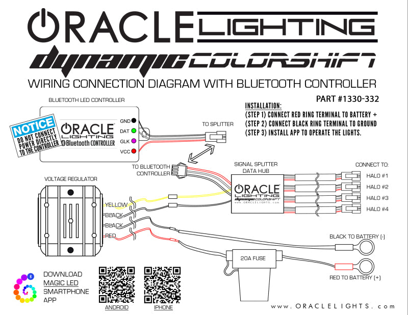 Oracle 13-18 Dodge Ram Dynamic DRL Replacement + Turn Signals - ColorSHIFT - Dynamic - Mammoth Racing -