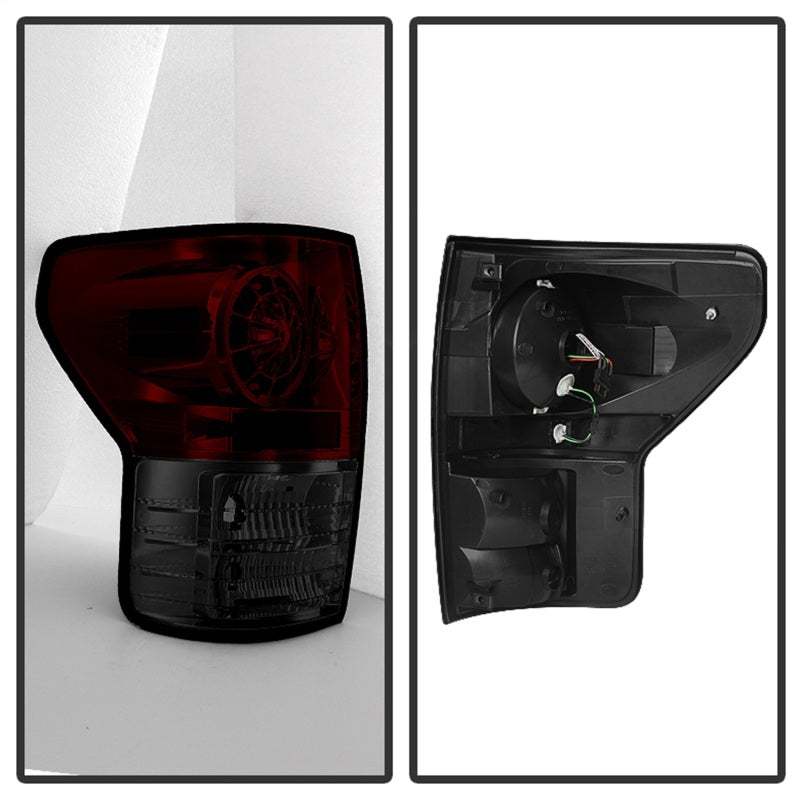 Spyder Toyota Tundra 07-13 LED Tail lights Red Smoke ALT-YD-TTU07-LED-RS - Mammoth Racing -