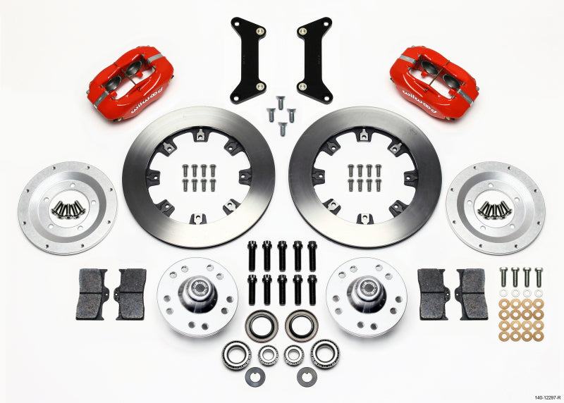 Wilwood Forged Dynalite Front Kit 12.19in Red 79-87 GM G Body - Mammoth Racing -