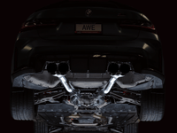 AWE Track Edition Catback Exhaust for BMW G8X M3/M4 - Diamond Black Tips - My Store