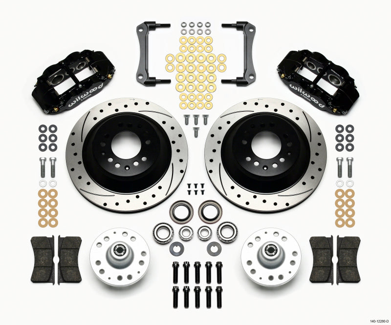 Wilwood Narrow Superlite 6R Front Hub & 1PC Rtr Kit 12.88in Dril 79-81 Camaro - Mammoth Racing -