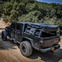 Westin 2021 Jeep Gladiator Overland Cargo Rack - Textured Black - Mammoth Racing -