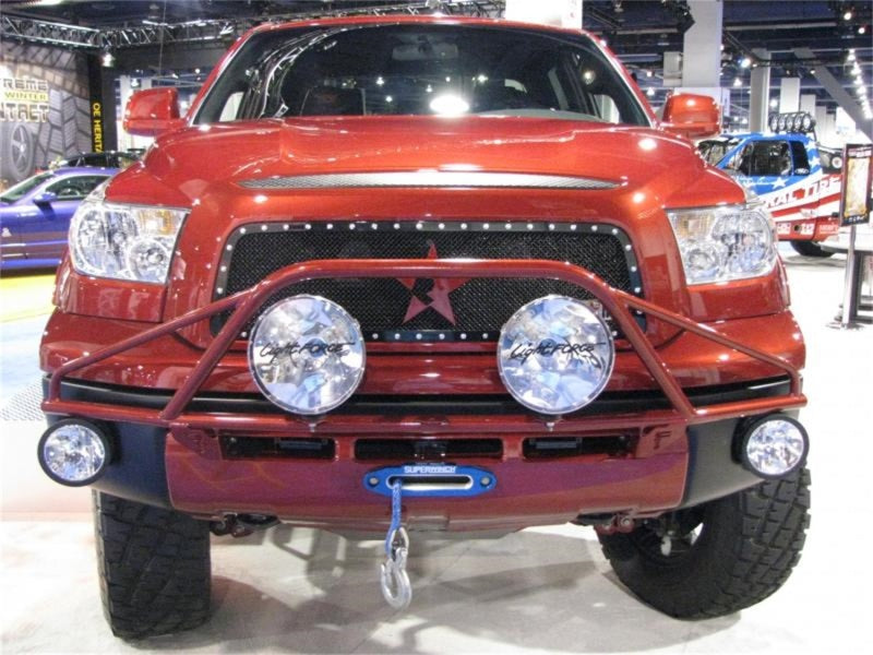 N-Fab Pre-Runner Light Bar 07-13 Toyota Tundra - Gloss Black - Mammoth Racing -
