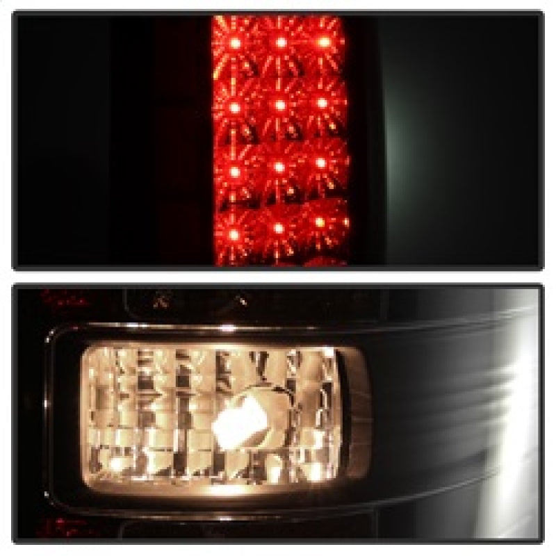 Spyder Ford F150 09-14 LED Tail Lights Black ALT-YD-FF15009-LED-BK - Mammoth Racing -