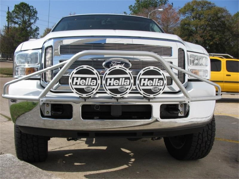 N-Fab Pre-Runner Light Bar 99-07 Ford F250/F350 Super Duty/Excursion - Gloss Black - Mammoth Racing -