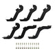 Westin 19-22 Ford Ranger SuperCrew/SuperCab Premier Oval Nerf Step Bar Mount Kit - Blk - Mammoth Racing -