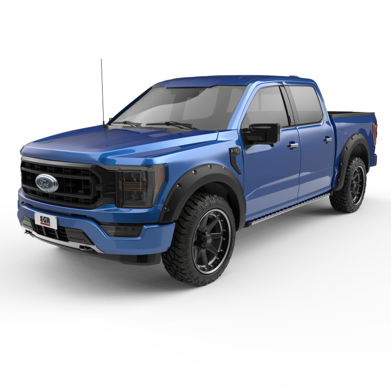EGR 21-23 Ford F-150 Traditional Bolt-On Look Fender Flares w/ Black-Out Bolt Kit Set Of 4 - Mammoth Racing -