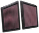 K&N 19 Porsche 911 3.0l H6 F/I Drop In Replacement Air Filter - Mammoth Racing -