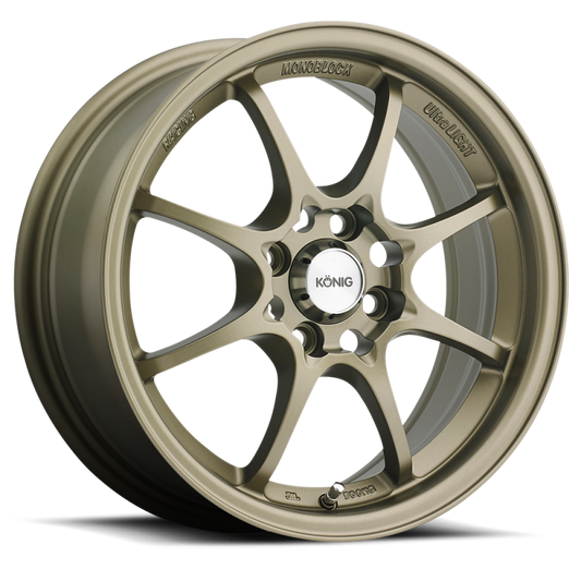 Konig Helium 15x6.5 4x100 Et40 Bronze - Mammoth Racing -