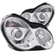 ANZO 2001-2007 Mercedes Benz C Class W203 Projector Headlights Chrome - Mammoth Racing -