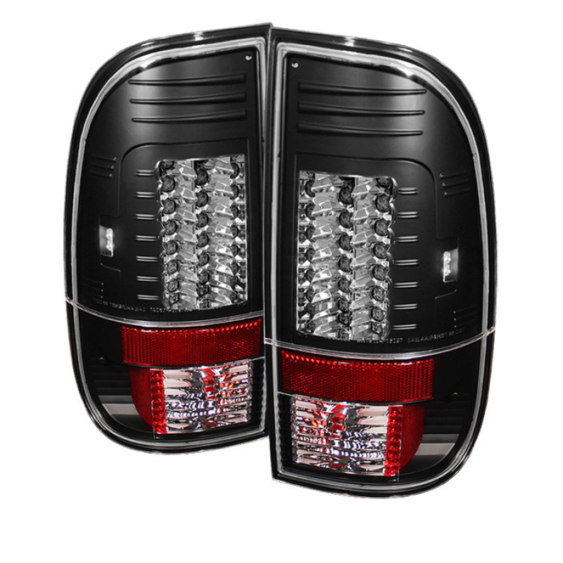 Spyder Ford Super Duty 08-15 Version 2 LED Tail Lights Black ALT-YD-FS07-LED-G2-BK - Mammoth Racing -