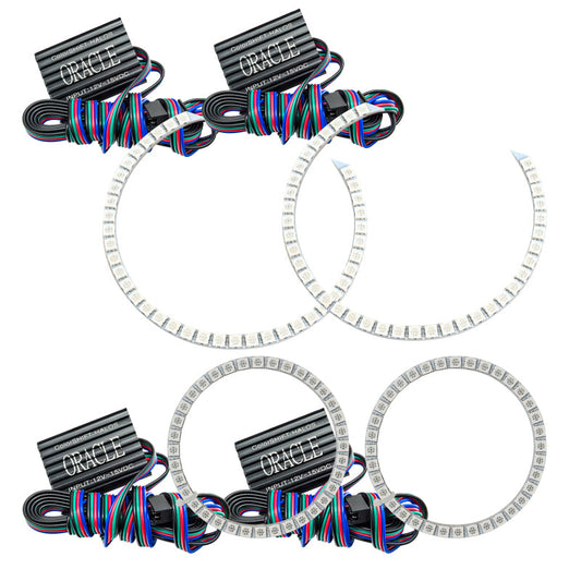 Oracle Mazda 3 10-12 Halo Kit - ColorSHIFT w/o Controller - Mammoth Racing -