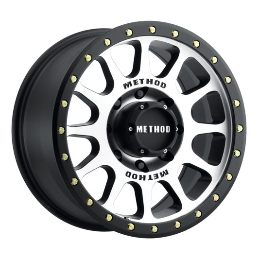 Method Mr305 NV 17x8.5 0mm Offset 8x170 130.81mm CB Machined/Black Street Loc Wheel - Mammoth Racing -