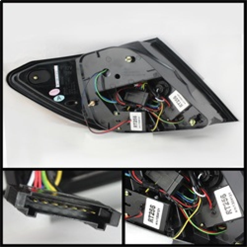 Spyder Mercedes Benz W204 C-Class 11-14 LED Tail Lights - Blk ALT-YD-MBZC11-LED-BK - Mammoth Racing -