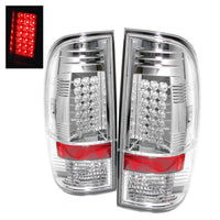 Spyder Ford Super Duty 08-15 LED Tail Lights Chrome ALT-YD-FS07-LED-C - Mammoth Racing -