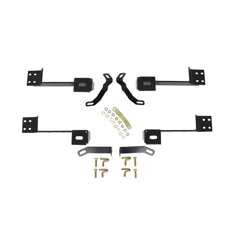 Westin 99-14 Chevy Silv 2500/3500 Reg/Ext Cab Premier Oval Nerf Step Bar Mount Kit - Blk - Mammoth Racing -