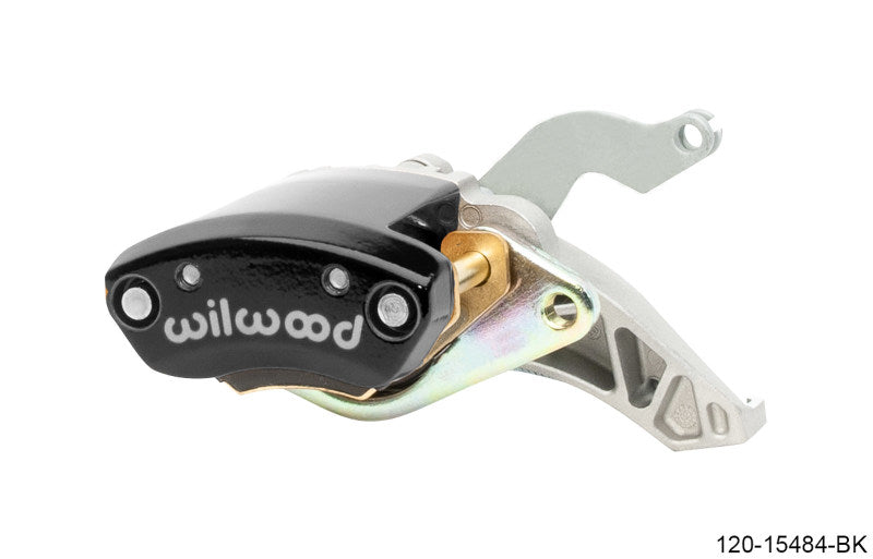 Wilwood Caliper - MC4 Mechanical Right Hand - Black 1.19in Piston 1.10in Rotor - Black - Mammoth Racing -