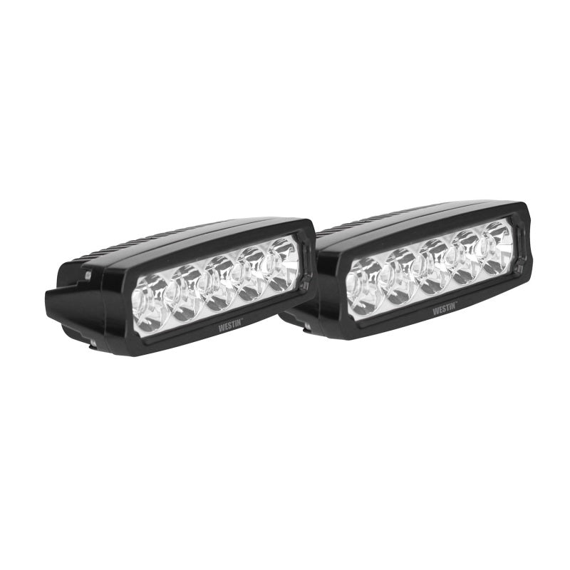 Westin Fusion5 LED Light Bar Single Row 5.5 inch Flex w/3W Epistar (Set of 2) - Black - Mammoth Racing -