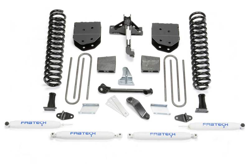 Fabtech 11-13 Ford F450/550 4WD 10 Lug 6in Basic Sys w/Perf Shks - Mammoth Racing -