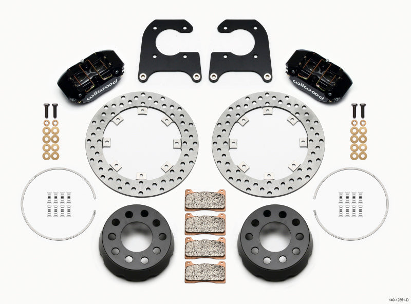 Wilwood Dynapro Lug Mount Single Rear Dynamic Kit SA Drilled M-W/Lamb Ends .690in Studs - Mammoth Racing -